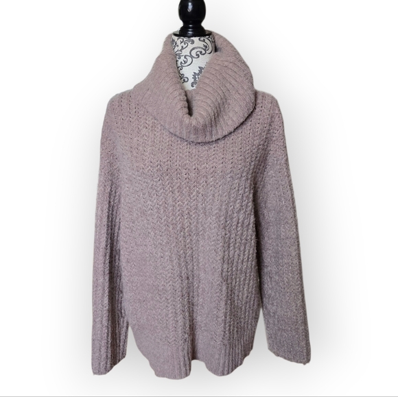 Anthropologie Maeve Cowl-Neck Pullover Heavy Knit Sweater Size Medium - Picture 2 of 16